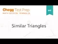 SAT prep - SAT Triangles Similar Triangles