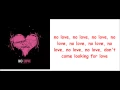 August Alsina ft. Nicki Minaj - No Love Remix (lyrics)