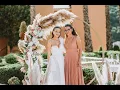 Boho wedding decor