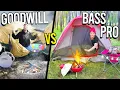 Bass Pro Shops VS Thrift Store Survival Shelters!