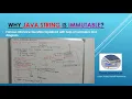Why string is immutable in java interview questions in english Explained with example - Part 1