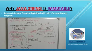 Why string is immutable in java interview questions in english Explained with example - Part 1