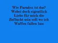 Curse feat. Silbermond - Bis zum Schluss (lyrics)