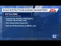 PennDOT places additional restrictions on major highways due to winter storm