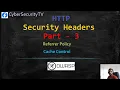 HTTP Security Headers Part 03