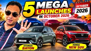October 2026 Mega Launches: Hyundai Bayon, Honda New SUV Car
