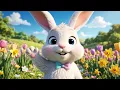 Cute Easter Rabbit Saying Happy Easter Greeting