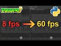 Pygame slow fix