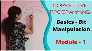 Competitive Programming - Bit Manipulation Essentials Part-1