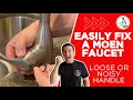 Loose Handle on Moen Kitchen Faucet Rattle In Moen Faucet Handle Fix Loose Moen Sink Handle