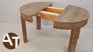 This dining table restoration is harder than you think