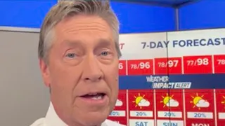 Weather impact alert for heat