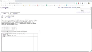 AP-1 sumHeights2 Java Tutorial Codingbat com
