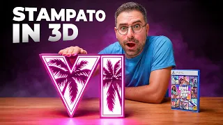 Ho STAMPATO in 3D la LAMPADA DI GTA 6! (5 al mondo!)