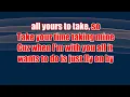 Hudson Westbrook - Take Your Time (karaoke) (by request)