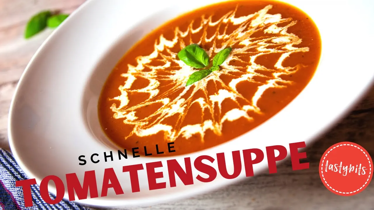 
          
          
          
            
            Tomatensuppe selber machen - schnelles REZEPT in 15 Minuten!
          
        . 