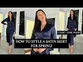 Download Lagu HOW TO STYLE A SATIN SKIRT FOR SPRING