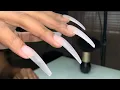 XX-Long Coffin Nails Acrylic Nails Tutorial How To Do Long Acrylic Nails