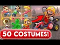 50 New Costumes For Mario Kart World
