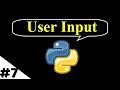 Hindi How to get user input in python 3 Machine learning Tutorials