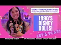 Download Lagu Disney Princess classic dolls! 1990s Mattel Aladdin, Jasmine, Pocahontas, Nakuma, Kocoum, John Smith