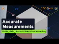 Accurate Measurements in Blender - Units Grid Scale Precision Modeling