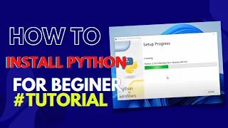 Installing Python In Windows For Python Programming Python Tutorial For Beginner