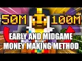 EARLY GAME BAZAAR FLIP MAKES HYPIXEL SKYBLOCK MONEY MAKING METHOD