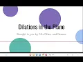 Dilations In the Coordinate Plane