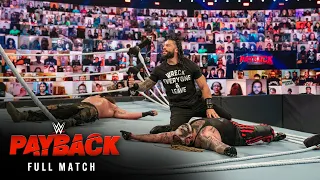 FULL MATCH The Fiend Vs Reigns Vs Strowman Universal Title Triple Threat Match Payback 2020 