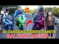 Download Lagu ARIK DITANT4NG BAL4PAN SAMA CEWEK CANTIK MOTOR NINJA PINK?! TAPI KALAH😱! | Mikael TubeHD