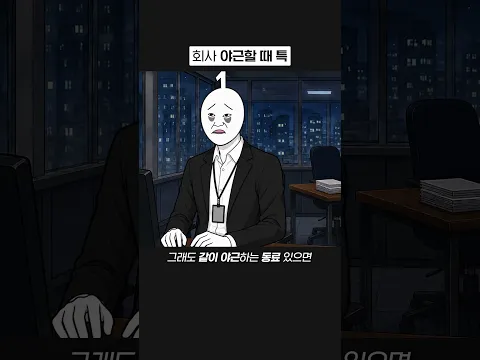 회사 야근 특 | 직장인 공감