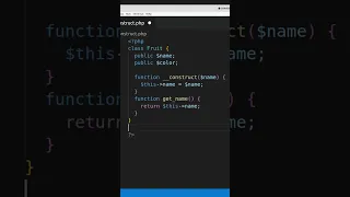 PHP OOP Constructor