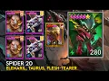 Spider 20 Poison Nuke - Elenaril Taurus Flesh-Tearer Raid Shadow Legends Guide