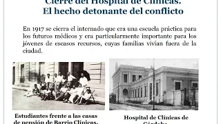 La Reforma Universitaria de 1918 en Cordoba.