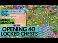 Merge Dragons Opening 40 Locked Chests Flourish Quest 101
