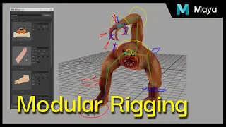 Maya - Modular creature auto rig