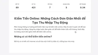 ChatGPT Viết Content Chuẩn SEO