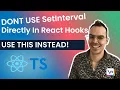 Why Should You Avoid Using setInterval Directly in React Hooks by Chris Fullstack Engr Solve GMBH
