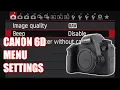 Canon 6D Settings - how i setup my canon 6d