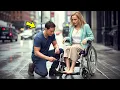Lagu Hij repareerde haar rolstoel in de regen, niet wetende dat zij zijn nieuwe baas was!