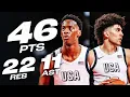 AJ Dybantsa Cameron Boozer SHINE At The 2025 Nike Hoop Summit