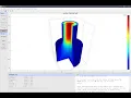Simulation of Axisymmetric Fluid Flow FEATool Multiphysics Tutorial