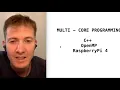 Multi-core programming in C on Raspberry Pi
