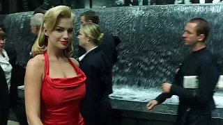 the woman in the red dress the matrix open matte 