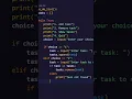 Todo list app in 15sec using Python python projects for beginners