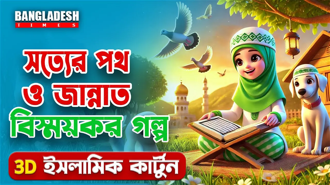 সত্যের পথে জান্নাতের প্রতিদান! | প্রতিদিনের ইসলামিক কার্টুন