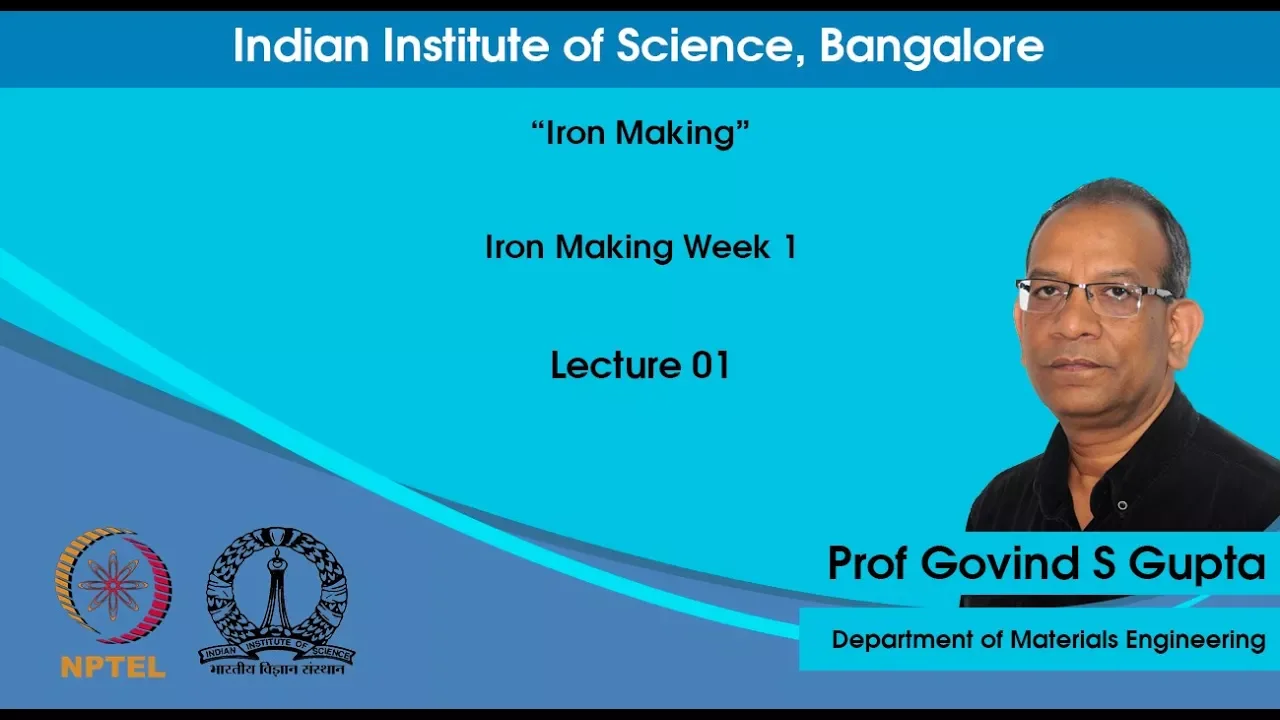 lec 01 Iron Making