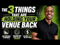 3 Reasons your venue isn t getting more bookings And how to fix them