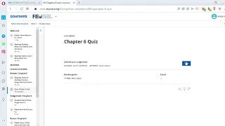 PYTHON DATA STRUCTURE Chapter-6 Quiz - COURSERA